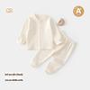 Hohe Taille Baumwolle Baby Hausanzug Set - Ohne Etikett, Bauchschutz, Herbsthose für Mädchen