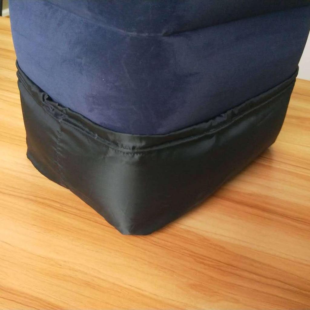 Inflatable Travel Footrest for Airplanes, Trains, Cars