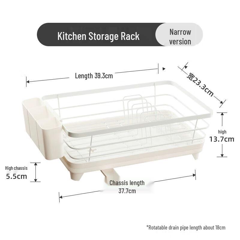 Moderner Abtropfständer aus Kunststoff mit Deckel