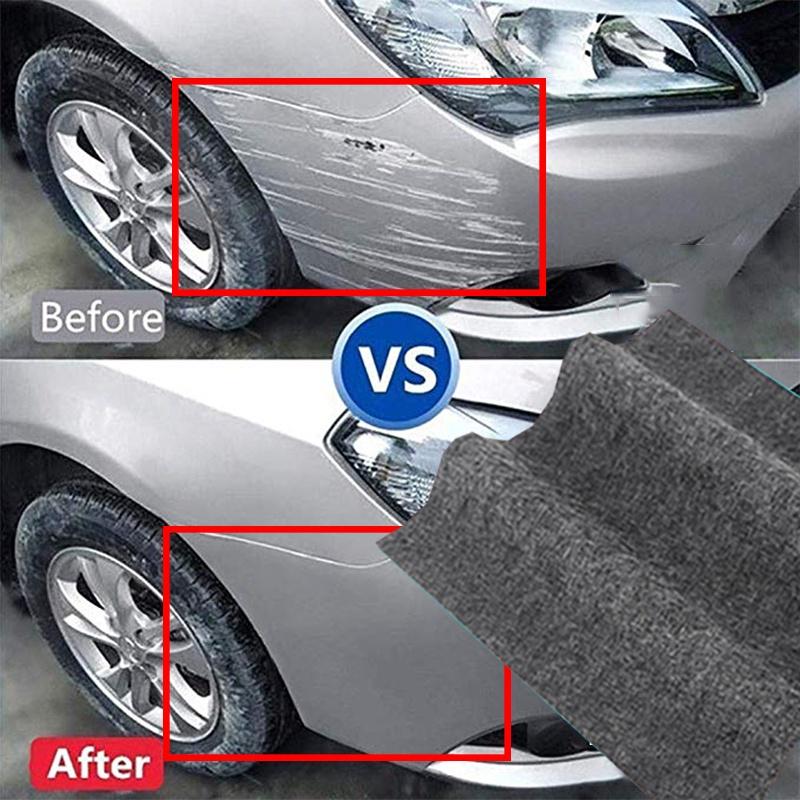 Car scratch remover, nanotechnology smart towel, repairing lightweight