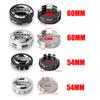 Für Nissan ArR44 Stück 54MM/60MM Für Nissan Qashqai J11 J10 Leaf X-Trail T32 T33 March Tiida Kicks Versa Juke Auto Radnabenkappen Logo Abdeckung