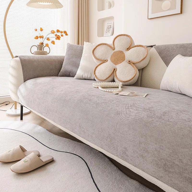 

Водонепроницаемый и устойчивый к моче чехол для дивана Нескользящий Прочный Легко чистится Подходит для всех сезонов Защита от царапин кошек Подушка для дивана 70x70