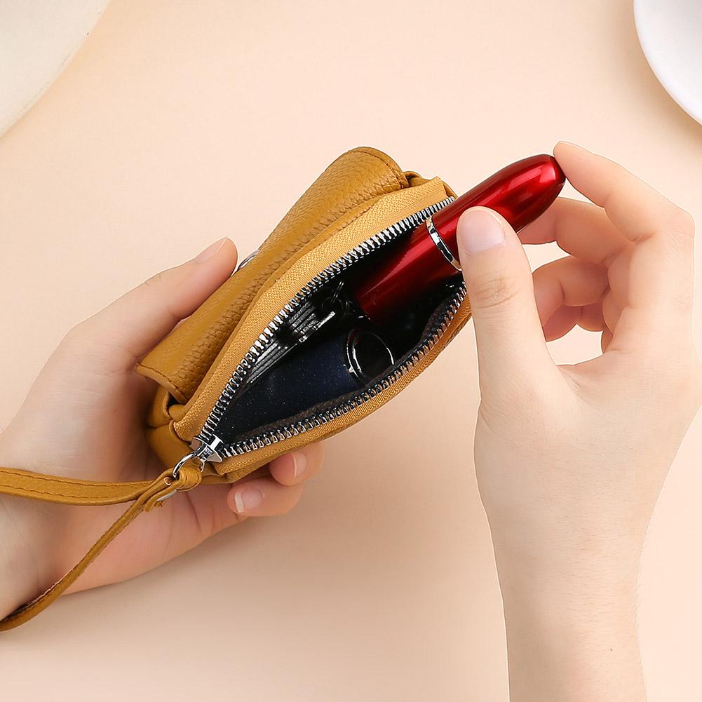 Retro Mini Handheld Wallet for women Korean style Zipper Coin Purse Zero wallet Clutch Earphone Pouch Small Item Bag Travel