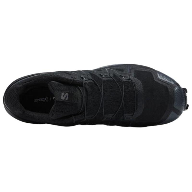 SALOMON Abrasion Resistant Breathable Low Top Running Shoes Men's Black Sneakers 475678