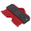 Contour Ruler Duplicator with Lock Irregular Outline Measuring Tool Carpentry AccessoryRed S 127mm