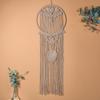 Macrame Woven Wall Hanging Leaf Tree Dream Catcher,Bohemian Handmade Room Hanging Tapestry,Wedding Decoration Crafts