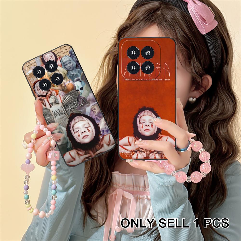 Aurora Aksnes Matte TPU Mobile Phone Case for Xiaomi 15 14 13 12 Mi 11 T Ultra Lite Pro S X 5G Colorful Printing Cover