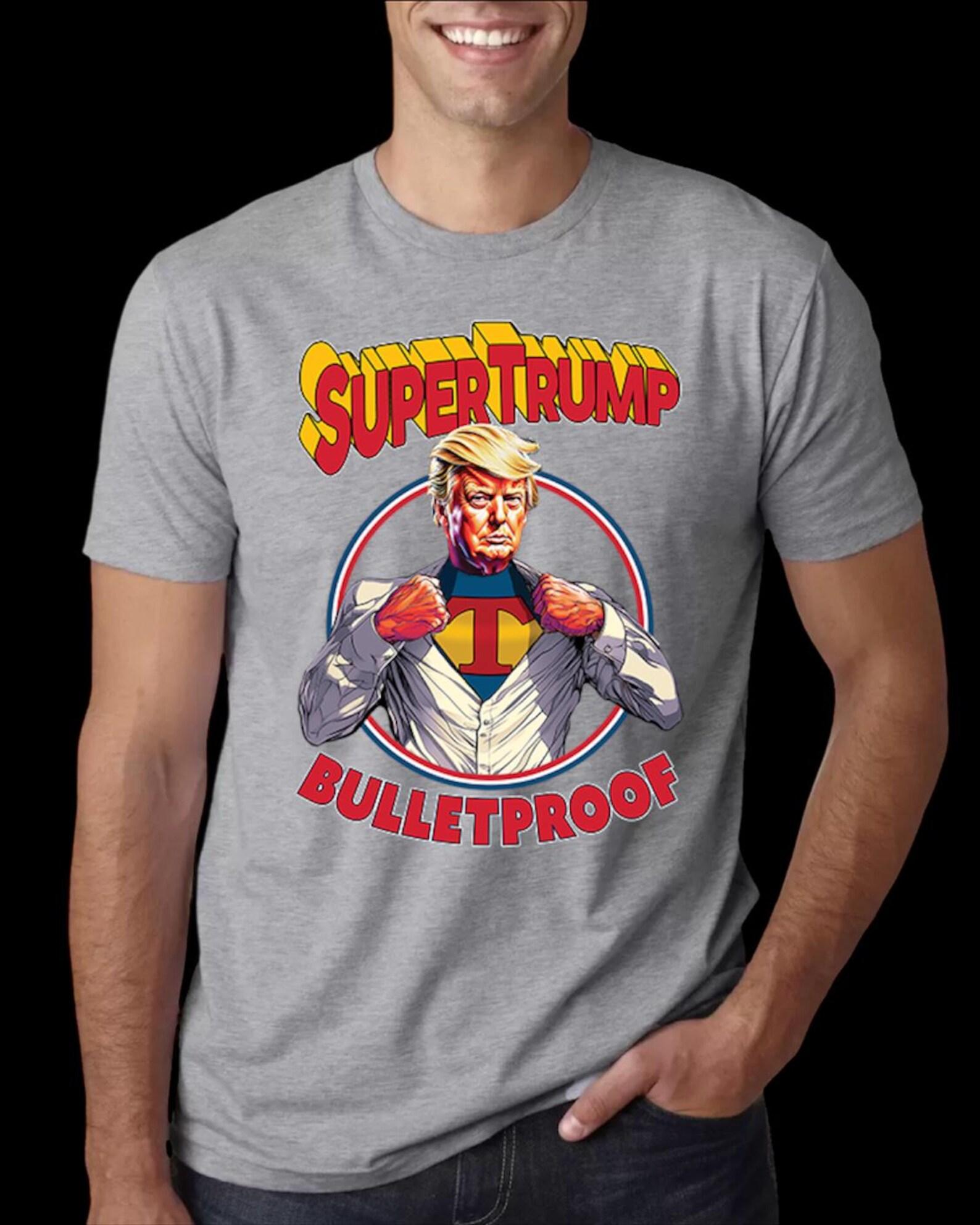 SuperTrump: Bulletproof Strength in Style – Limited Edition T shirt L