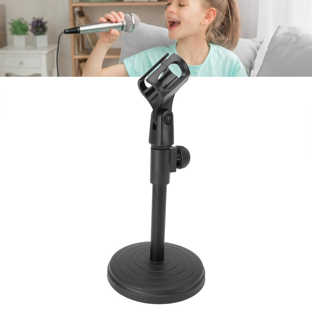 With Clip and Base Desk Lifting Mic Holder Conference Microphone Stand  for Meetings