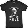 George Washington Too Cool For British Rule T-shirt