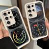 Phone Case for Samsung Galaxy S26 S25 Ultra S24 FE Aircraft Instrument Cockpit Radar Shell S23 Plus S22 + S21 S20 5G Soft Silico