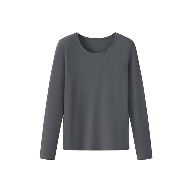 Yiershuang Men's Fleece-Lined Thermal Top with Mulberry Silk
