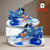 Bobodou Kids' Waterproof Non-Slip Leather Basketball Shoes for Boys, Autumn/Winter 2025