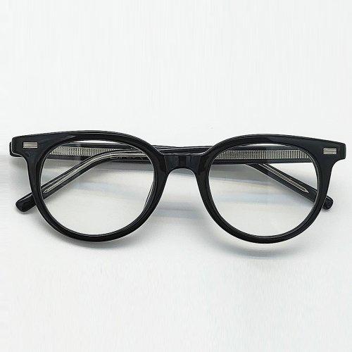 Lapeullolida Eden Black Horn-Rimmed Glasses