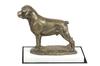 Rottweiler, Rott, Rottie - dog figurine, figure on a white base, trophy for Art-Dog dog show exhibition