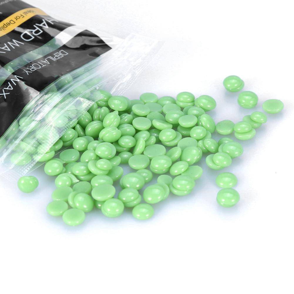 

100gBag No Strip Depilatory Arm Leg Hair Removal Hard Wax Waxing Beans(Чайное дерево)