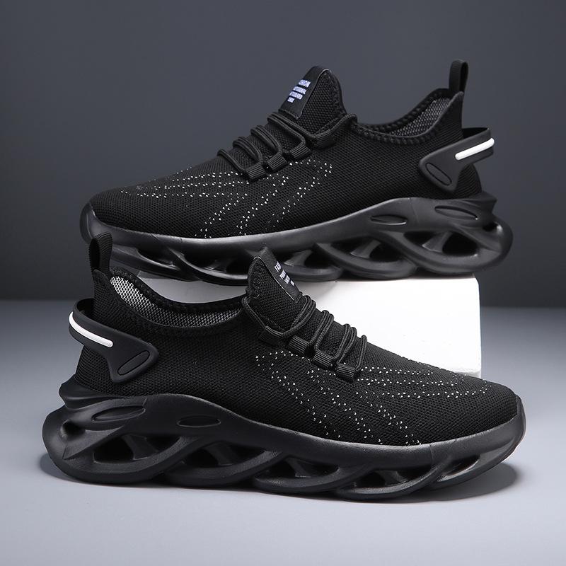 Twist sole blade large size mesh sneakers thick sole lightweight running dad shoes