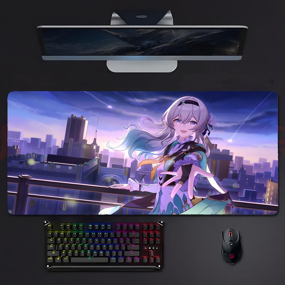 Game Fantasy Hhonkai Star Rail Honkai Star Rail Mouse Pad Mousepad Large Gaming Lockedge Thickened Pc Table Desk Mat