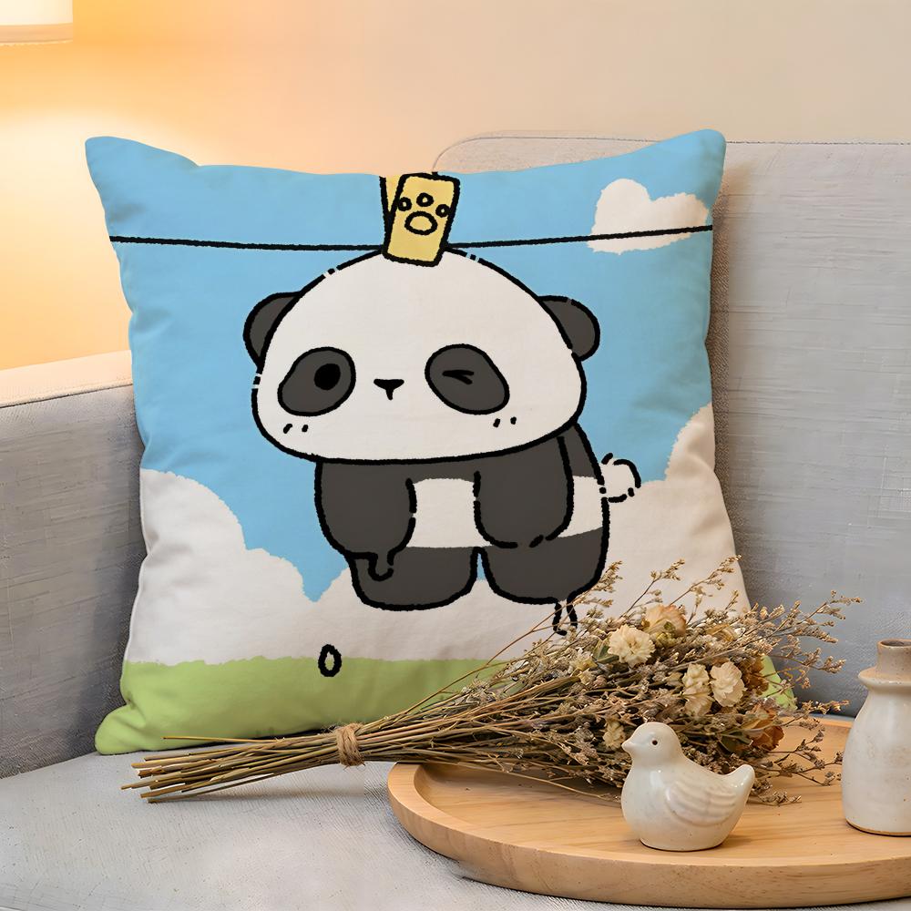 

Cushion Cover Linen SkinFriendly Soft Decorative Case For Sofa Home Decor Cute Restrained Animal Anime Kwaii Pillow cover 30x30cm