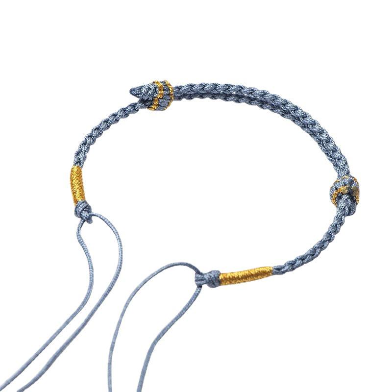 Lucky Red String Dragon Bracelet DIY Kit for Women - Xiaohongshu Style