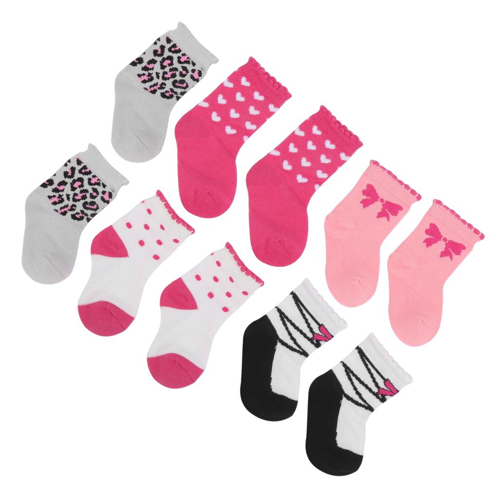 5 Pairs Baby Girl Cotton Socks AntiSlip Soft Infant Kids Socks for 01 Year Old Baby