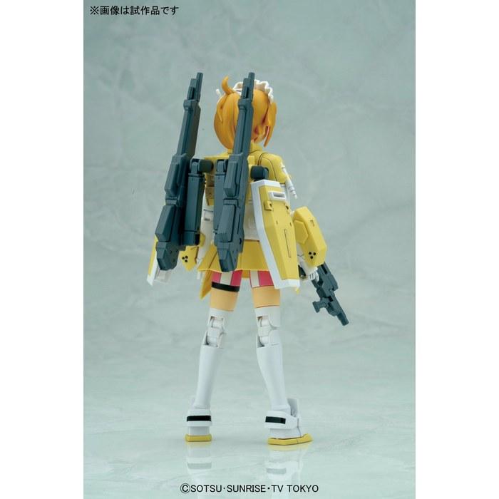 HGBF Gundam Build Fighters Try Super Fumina 1/144 Scale Color-Coded Plastic Model Kit - Clear, Yellow - 5 inches