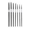 7Pcs Professional Liner Brush with Round Tip Wood Handle Soft Bristles Brush For Sketching Painting Art Illustrations