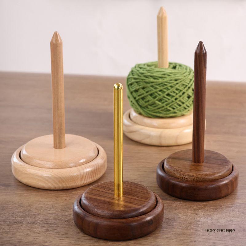 Kendin Yap Örgü için Dönebilen İplik Sarıcı ve Bobin Saklama Aracı