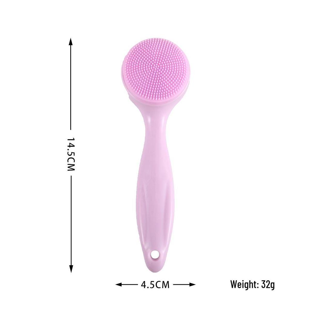 Portable Silicone Facial Cleansing & Makeup Remover Brush - Soft Blackhead Remover Tool