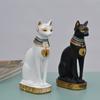 Figurka Kota Ozdoba Egipska Figurka Dekoracja Vintage Bogini Dom Ogród