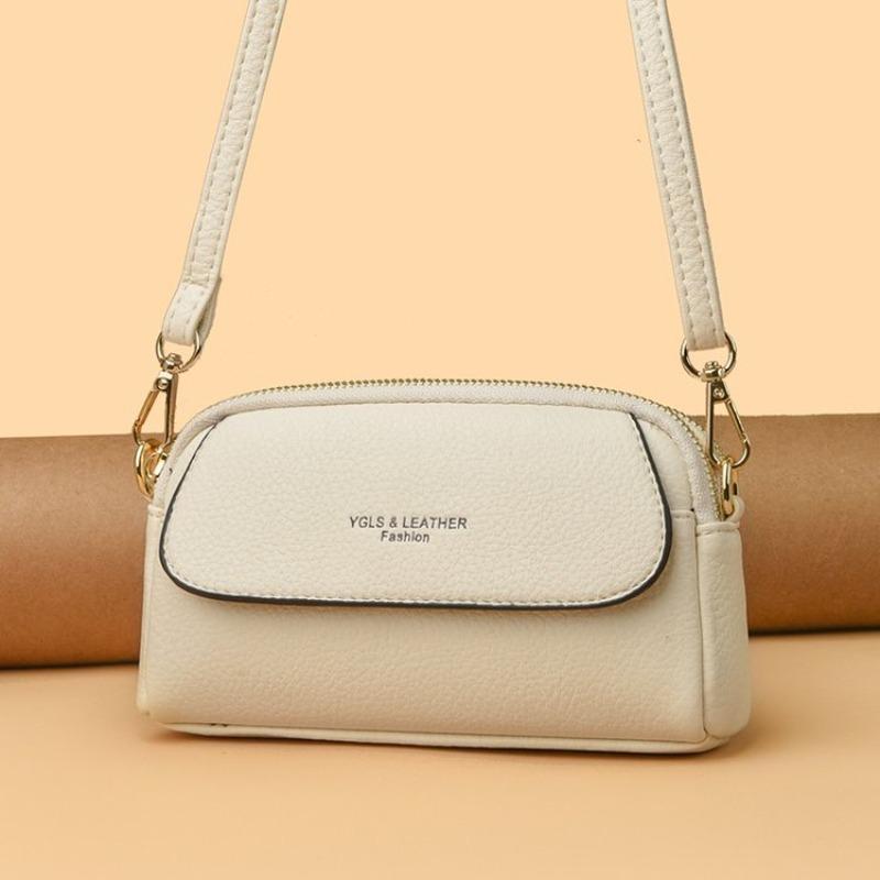 Prosta damska torba listonoszka, codzienna torba crossbody, modna torba na ramię, torebka z miękkiej skóry PU, odpowiednia do codziennego użytku i na zakupy