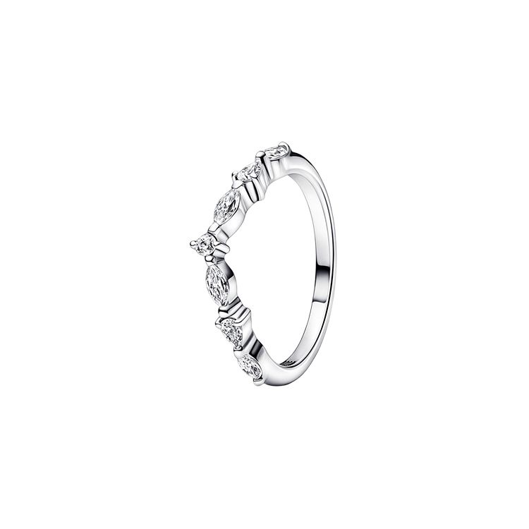 Pandora Timeless Intertwined Wishbone Ring Women rings 192390C01 Box,52