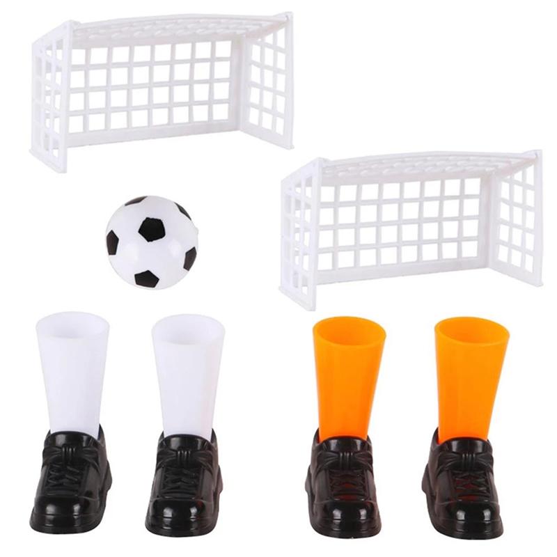 Zábavný Mini Prstový Fotbal Fotbalový Zápas Hra Stolní Hra Sada Se Dvěma Brankami Zábavné Legrační Gadgety Novinka Hračky Pro Děti Hračka Párty