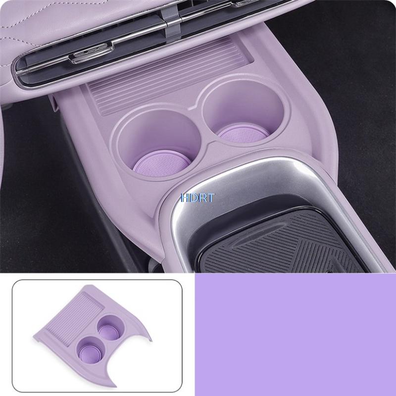 Car Style Storage Box Tray Pad Fit For Dongfeng Nammi 01/Box 2024 + Central Console Water Cup Holder Organizer Cover Accessories