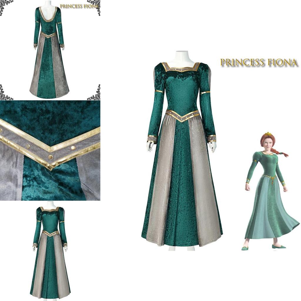 Be The Star Of Any Comic Con Or Costume Party With This Shrek 2 Princess Fiona Cosplay Costume Characters)