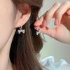 Korean 3D Bow Earrings for Women - Autumn/Winter Sweet & Trendy Ear Jewelry