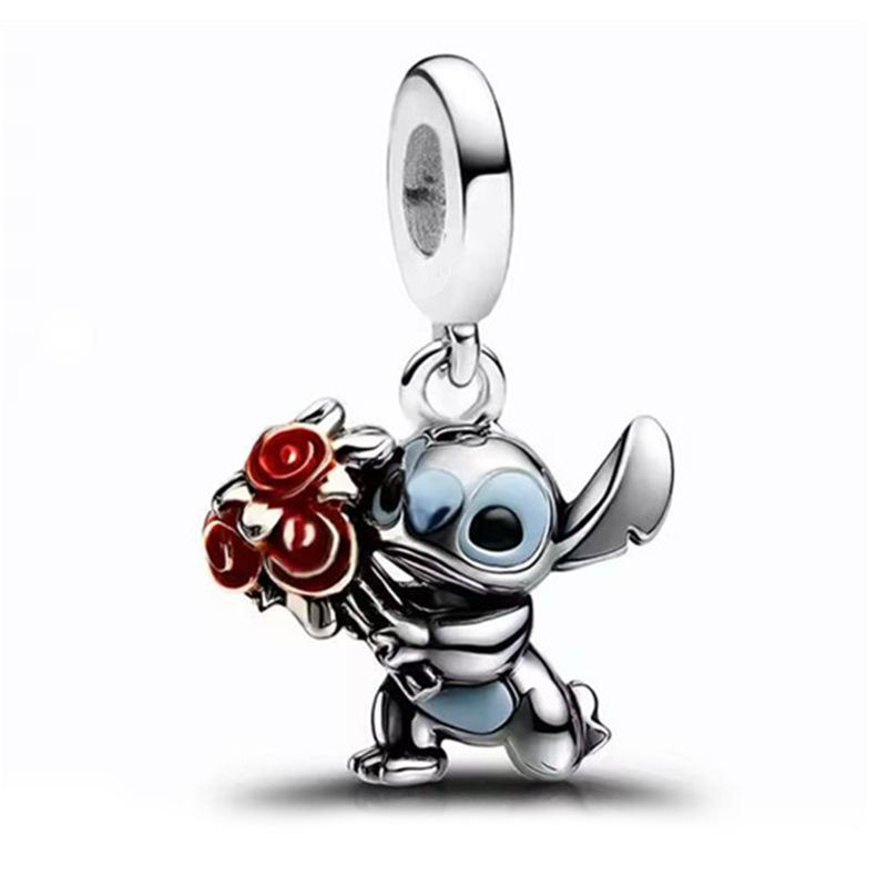 European Style Stitch Charm Beads for Jewelry Making, Pandora Compatible Alloy Enamel Stitch Dangle Charms, DIY Bracelet Necklace Accessories Standard specifications