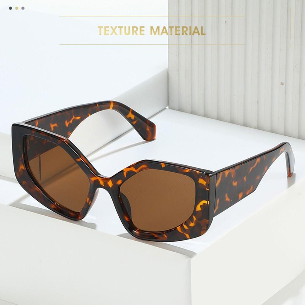 UV400 Cat Eye Sunglasses Colorful Irregular Eyewear Retro Female Punk Shades  for Women & Men
