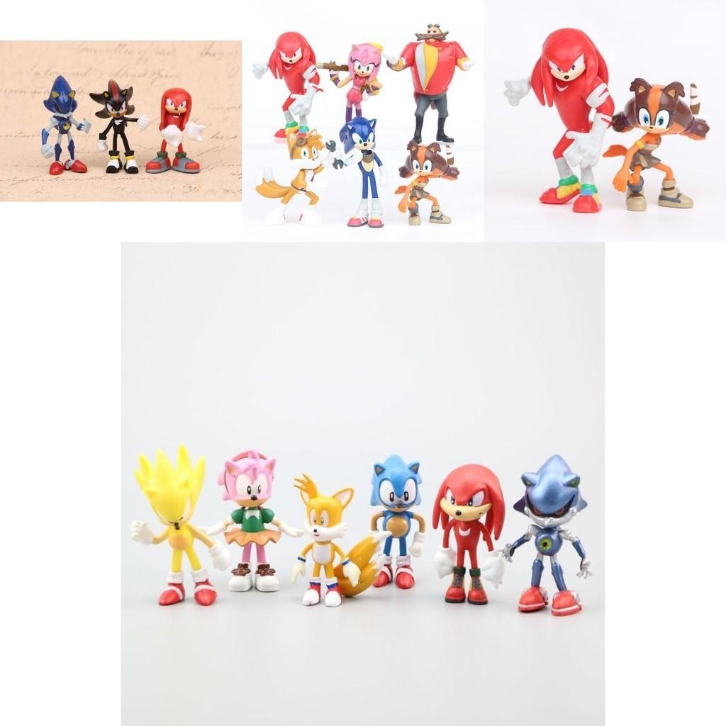 Sonic The Hedgehog Figures Pvc Collectible Ornaments For Kids And Fans