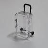 Mini Maleta Joyero Estuche de Almacenamiento Maleta de Ruedas Transparente Caja de Dulces Caja de Dulces de Boda Organizador de Carrito Pequeño Maleta de Viaje Nuevo