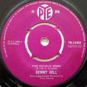 7inch Record BENNY HILL - Piccolo Song 7N15405 Pye Records 1961 UK Pop Used