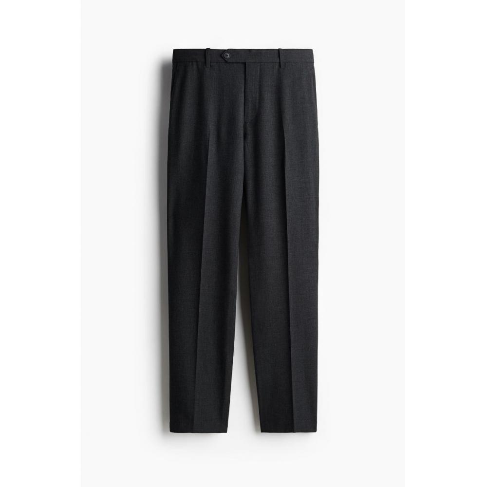 H M Regular Fit Suit Pants Black
