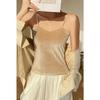 Summer Ice Silk Beauty Back Small Suspenders with Chest Pad One Cup Women with A Bottom Vest Wrapped Chest A Line Around The Chest