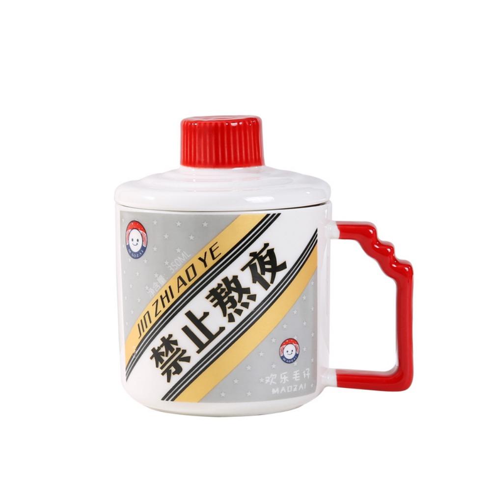 Internet Celebrity Wine Glass Creative Funny Ceramic Cup Personalized Mug Event Gift National Trend Coffee Cup Souvenir