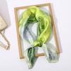 Luxus Design Druck Seide Quadratisches Tuch Für Frau Weiches Satin Haarband Nackenbinde Kopf Hijab Stirnband Foulard Taschenbänder Geschenk Büro