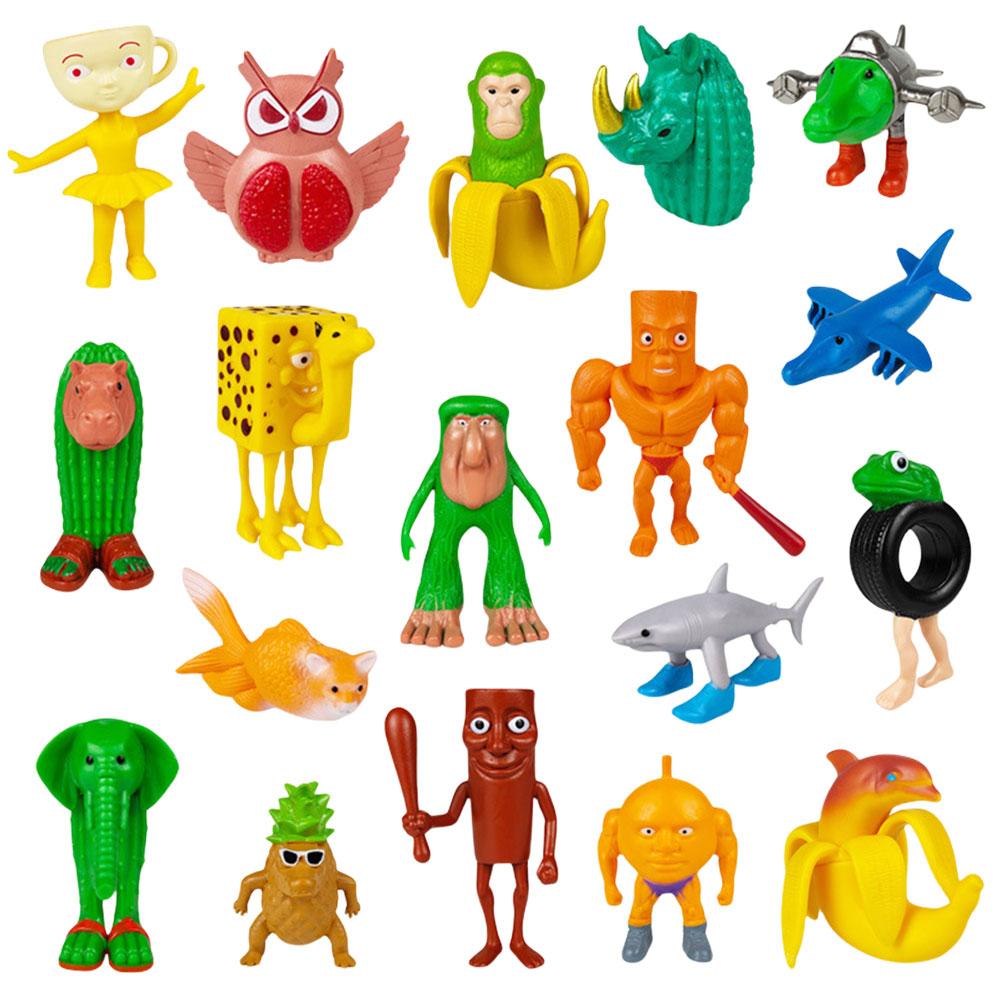 Italian Brainrot Toy Tralalero Tralala Tung Tung Tung Sahur 6-24PCS Funny Animals Desktop Ornaments Collection Decoration