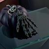 Yousheng Skeleton Hand Keychain, with Hanging Chain 3D Printed Ornament, Movable Joint Design Skull Palm Stress Relief Toy for Halloween