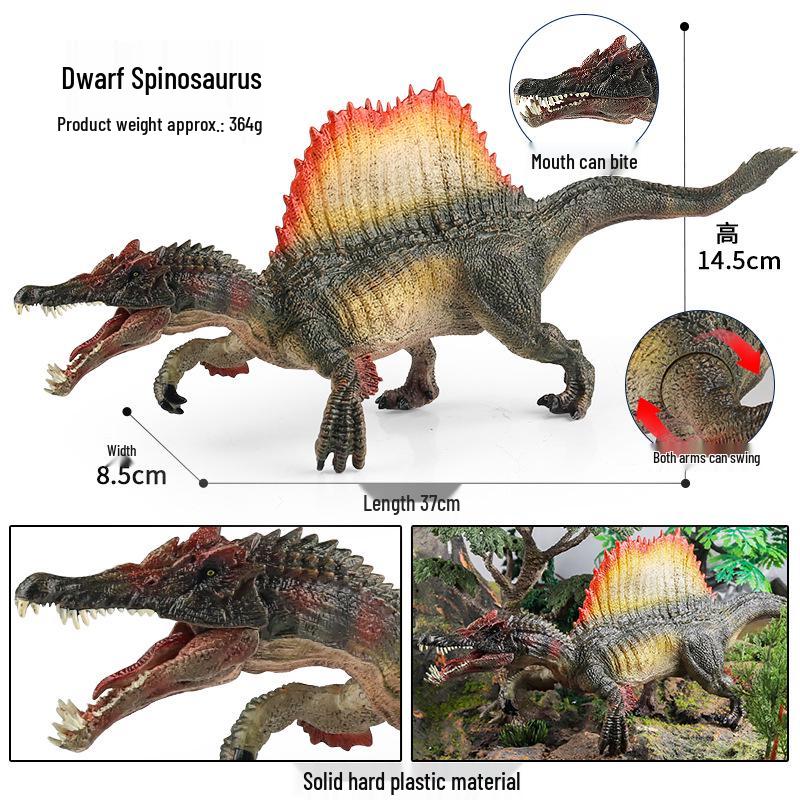 Dinosaur Model Set: T. Rex, Spinosaurus, Mosasaurus, Stegosaurus, Triceratops Cognitive Toys