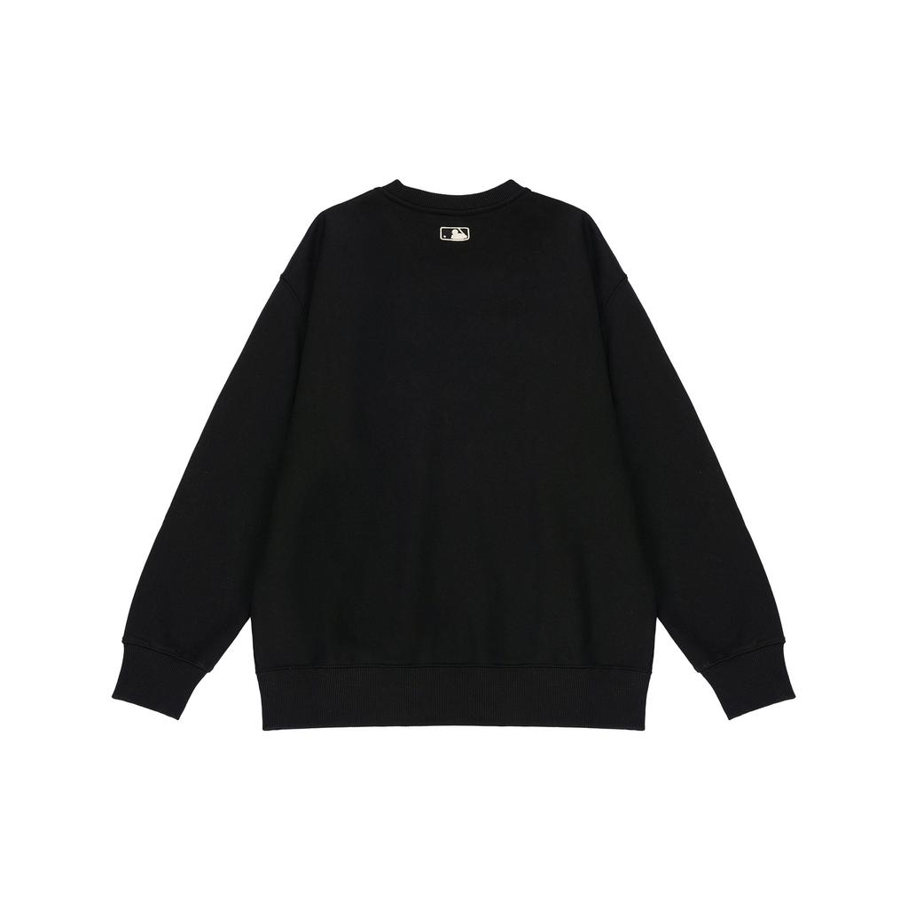 MLB Fw22 Solid Color Logo Printed Sports Casual Crewneck Sweatshirt Unisex sweatshirt Black 3AMTB0124-50BKS
