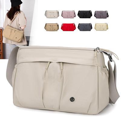 Sac à bandoulière pour femme léger porte-monnaie grande capacité sac à bandoulière multi-navette